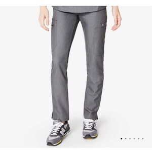 fig YOLA XS petite bottoms.. vapor blue space dye and graphite